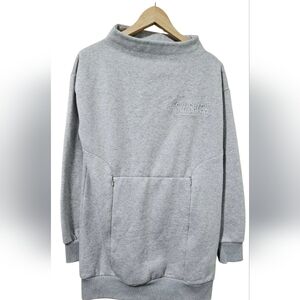 Gymshark Grey Funnel Neck Pullover Sweatshirt Size S